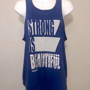 Reebok Blue tank Size M